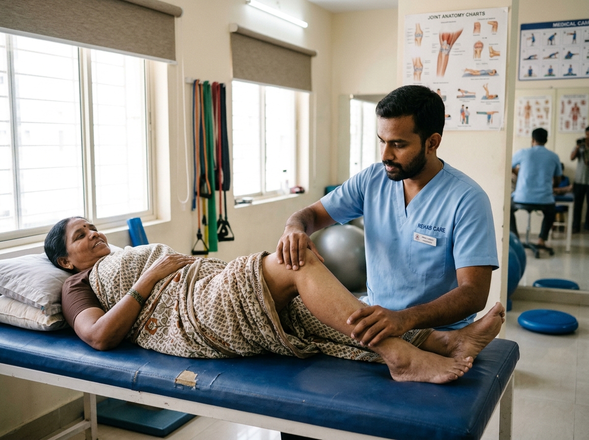 Physiotherapy session